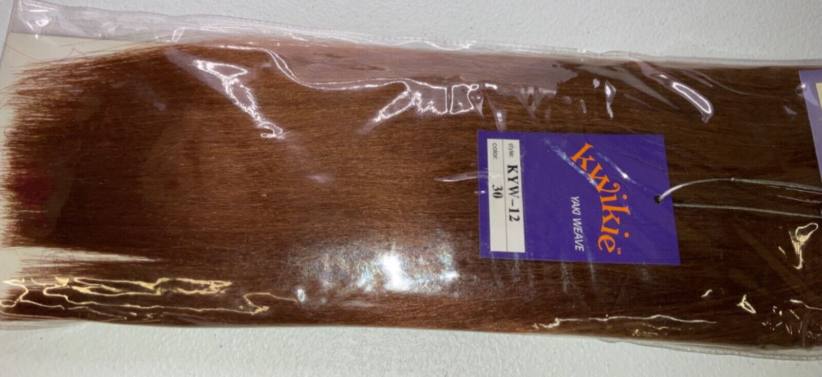 Kwikie Yaki Weave Human Hair/Style:KYW-12"/Color 30/ (12-14 inches)