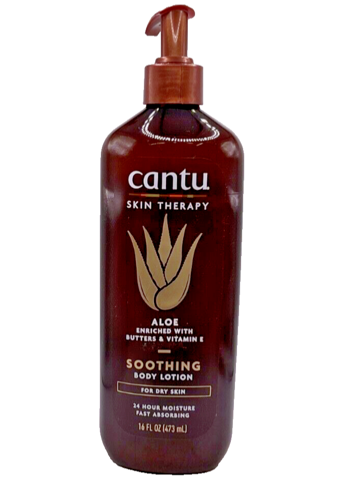 (2) Cantu Skin Therapy Soothing Body Lotion for Dry Skin / 16 fl oz