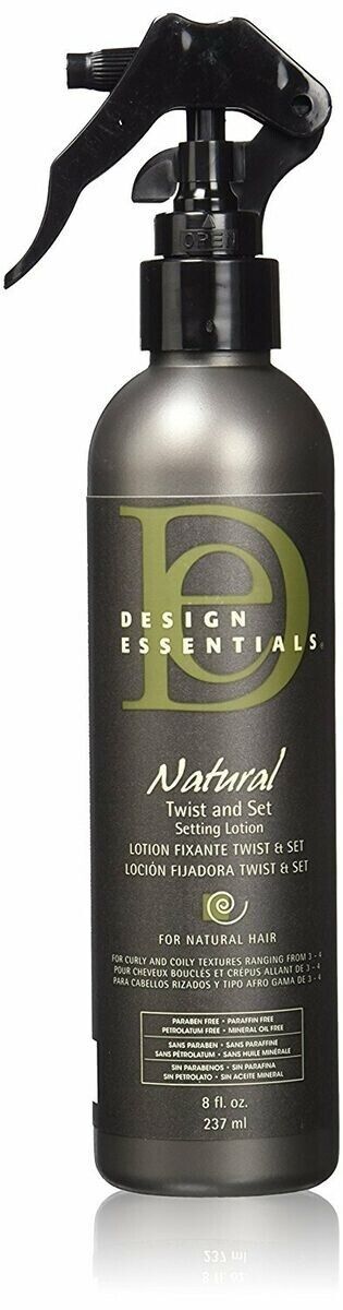 Design Essentials Natural Twist and Set Setting Lotion, 8 Fl Oz