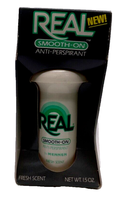 Vintage Real Smooth On Anti Perspirant By Mennen - 1.5 oz