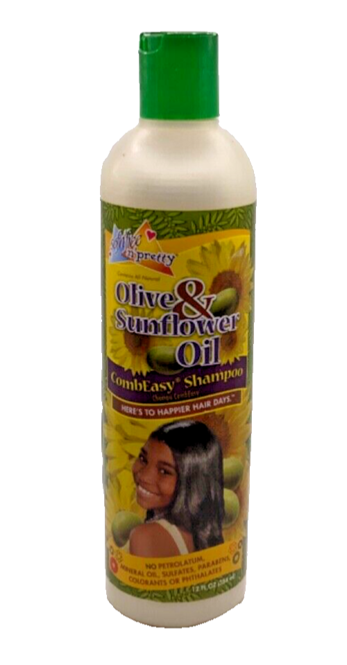 Sof N' Free N' Pretty Olive & Sunflower Oil CombEasy Shampoo 12oz Expired 2017