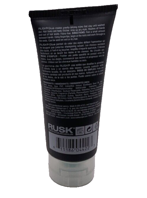 Rusk Glue Form & Control Extra Strong Hold & Shine Finish 1.5 oz *TRAVEL SIZE*