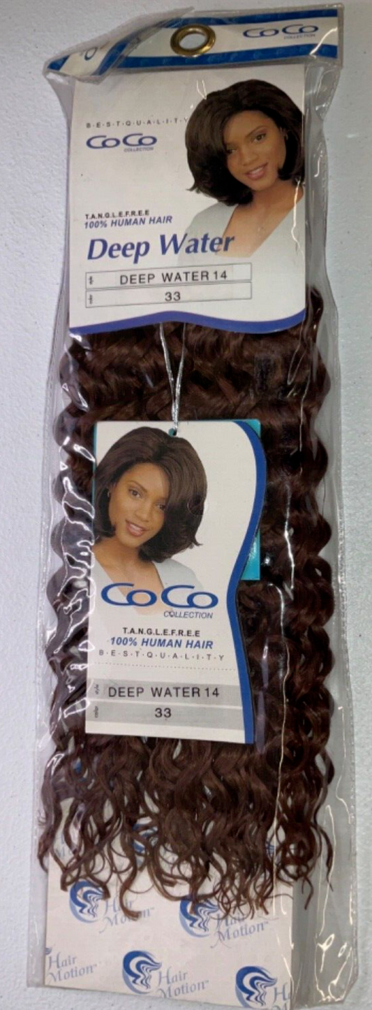 Coco Collection 100% Human Hair Deep Water/Color 33/(14 inches)