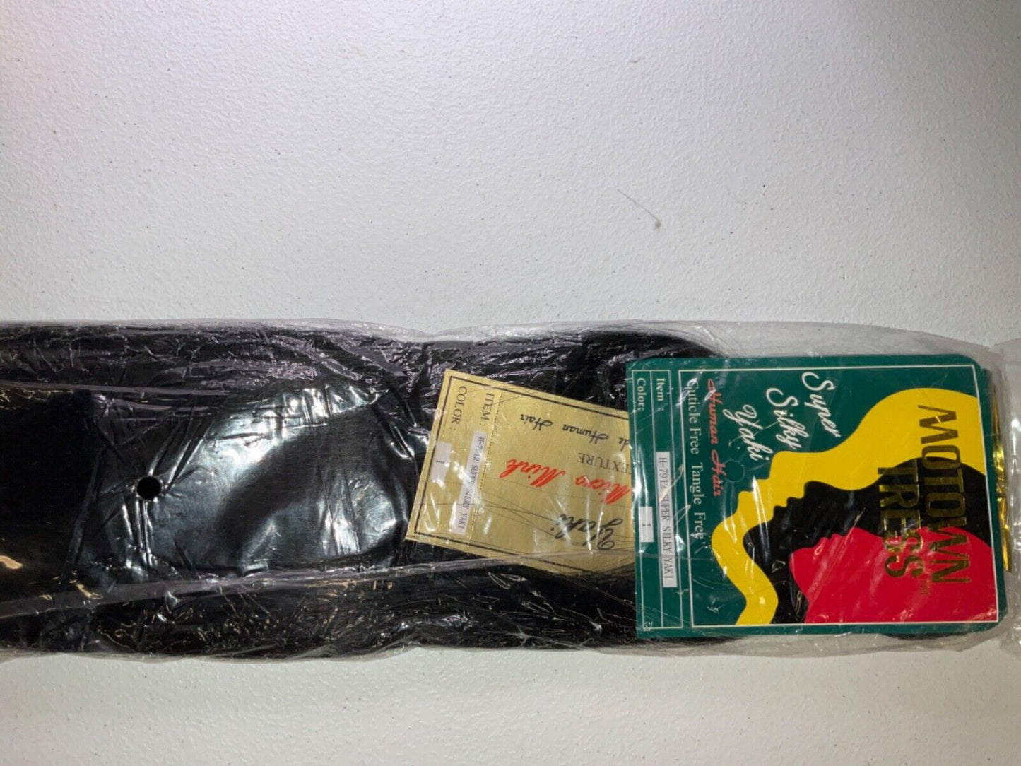 Motown Tress Super H-7912 Silky Yaki Human Hair Super Silky Yaki Color 1