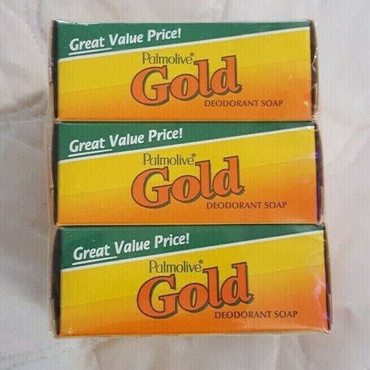(3) Palmolive Gold Deodorant Soap/3.2 oz
