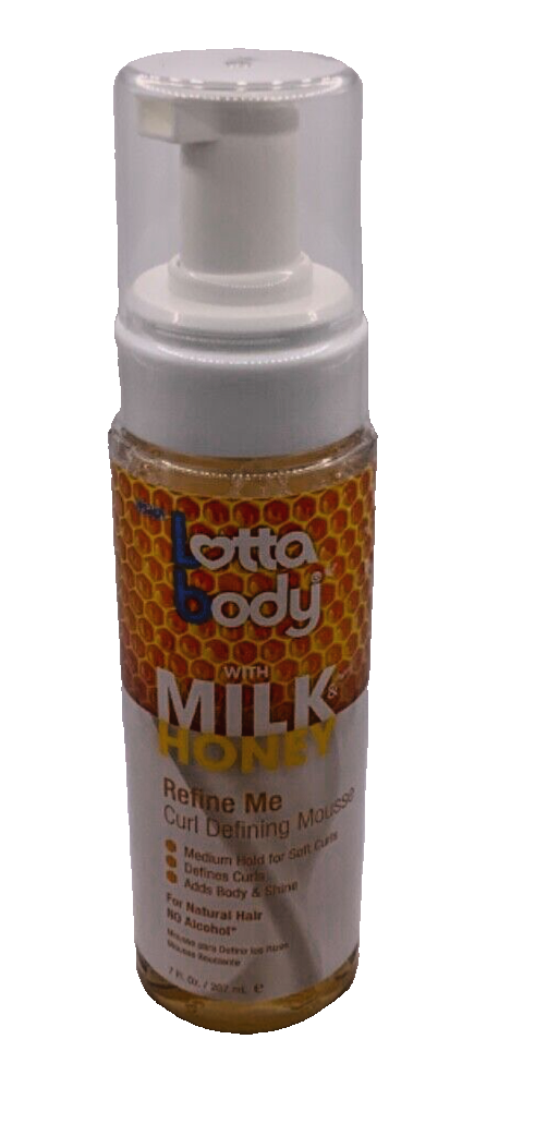 Lotta Body With Milk Honey Refine Me Curl Defining Mousse 7oz.
