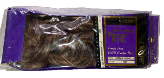 Outre Premium Finger Roll 100% Human Hair Color F4/27 (12 inches)