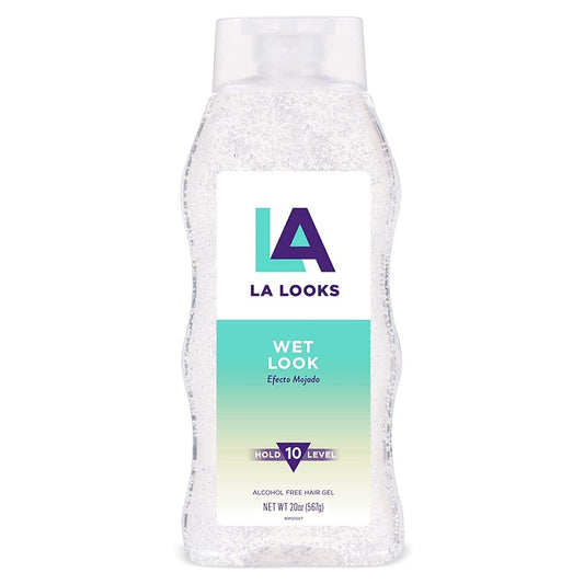 LA Looks Wet Look Level 10 Hold Alcohol Free Hair Gel/20 oz