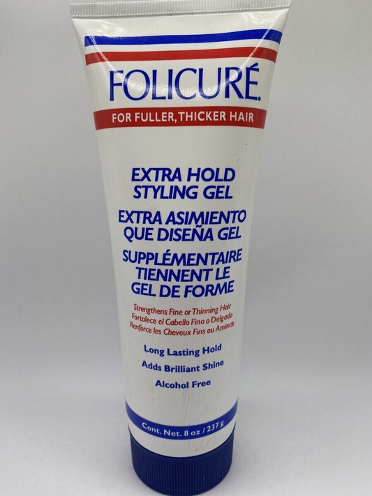 Folicure Extra Hold Styling Gel 8 oz