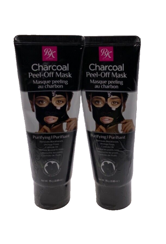 (2 Pack) RK By Kiss Charcoal Peel-Off Mask Purifying 2.65oz