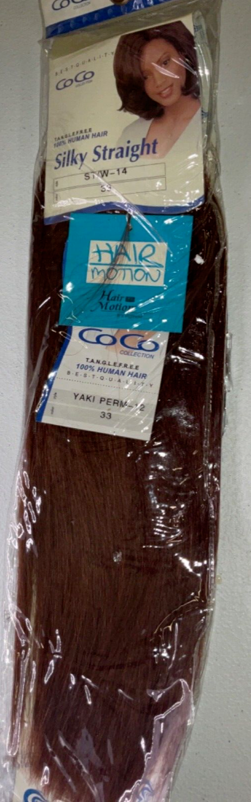 Coco Collection 100% Human Hair Yaki Perm Color 33 (12 inches)