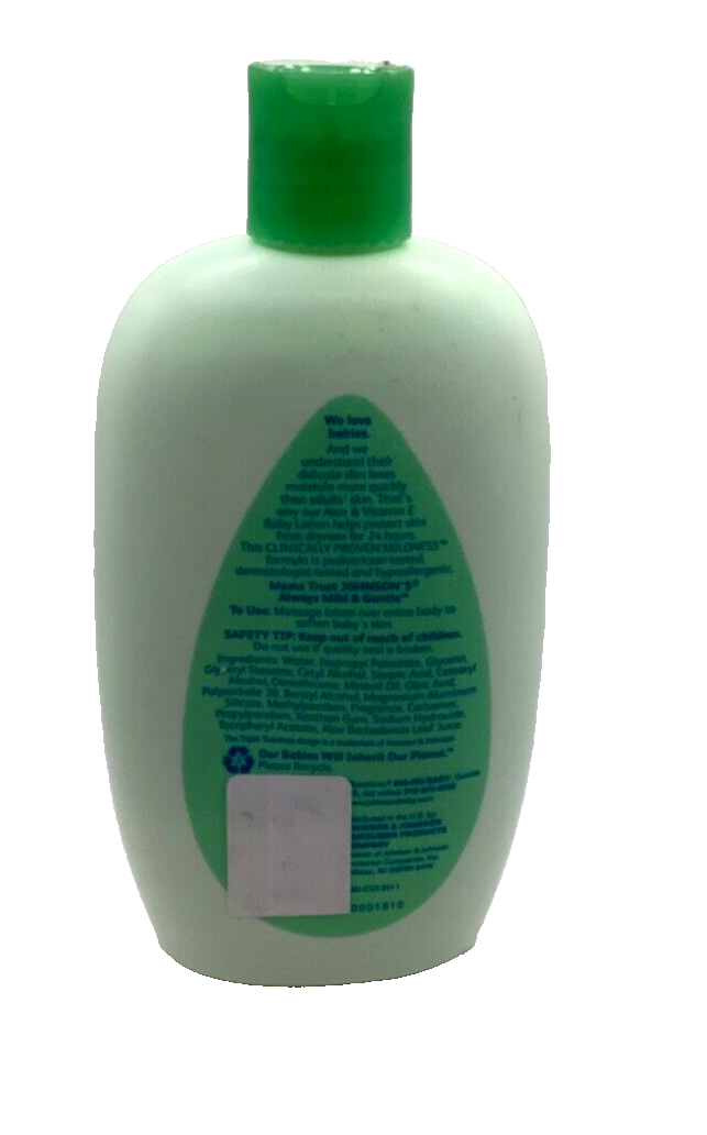 Johnson's Baby Lotion Aloe & Vitamin E 15 oz