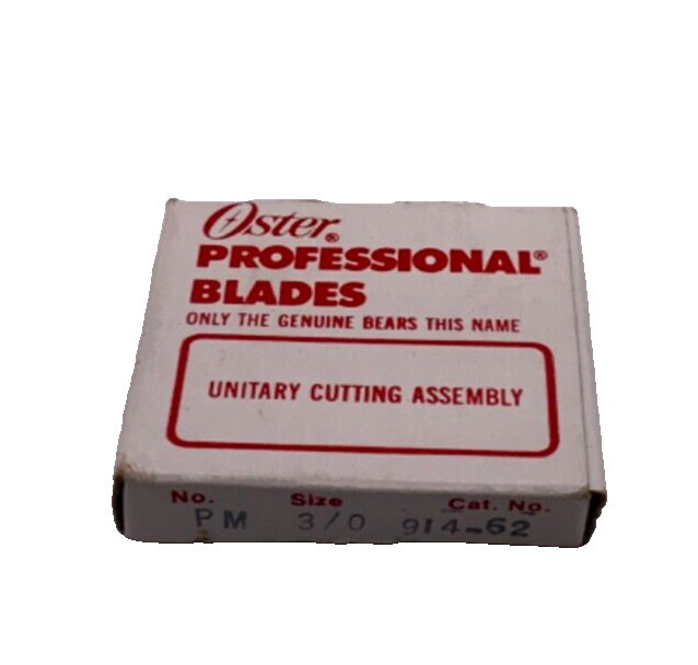Oster Professional Blades Unitary Cutting Assembly No.PM Size 3/0 (914-62)