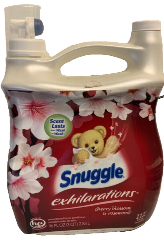 Snuggle Exhilarations Cherry Blossom Rosewood Fabric Conditioner 96 oz