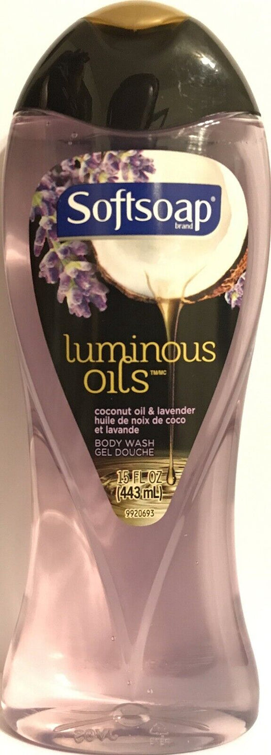 Softsoap Luminous Oil Coconut & Lavender Body Wash 15 oz