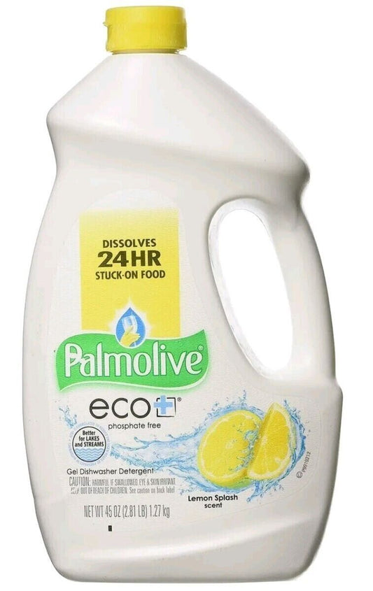 Palmolive Gel Dishwasher Detergent Lemon Splash Scent 45 oz