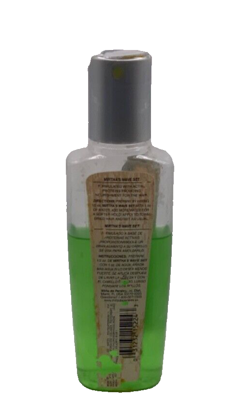 Mirta De Perales Wave Set With Proteins Style Lotion 4oz **60% FULL