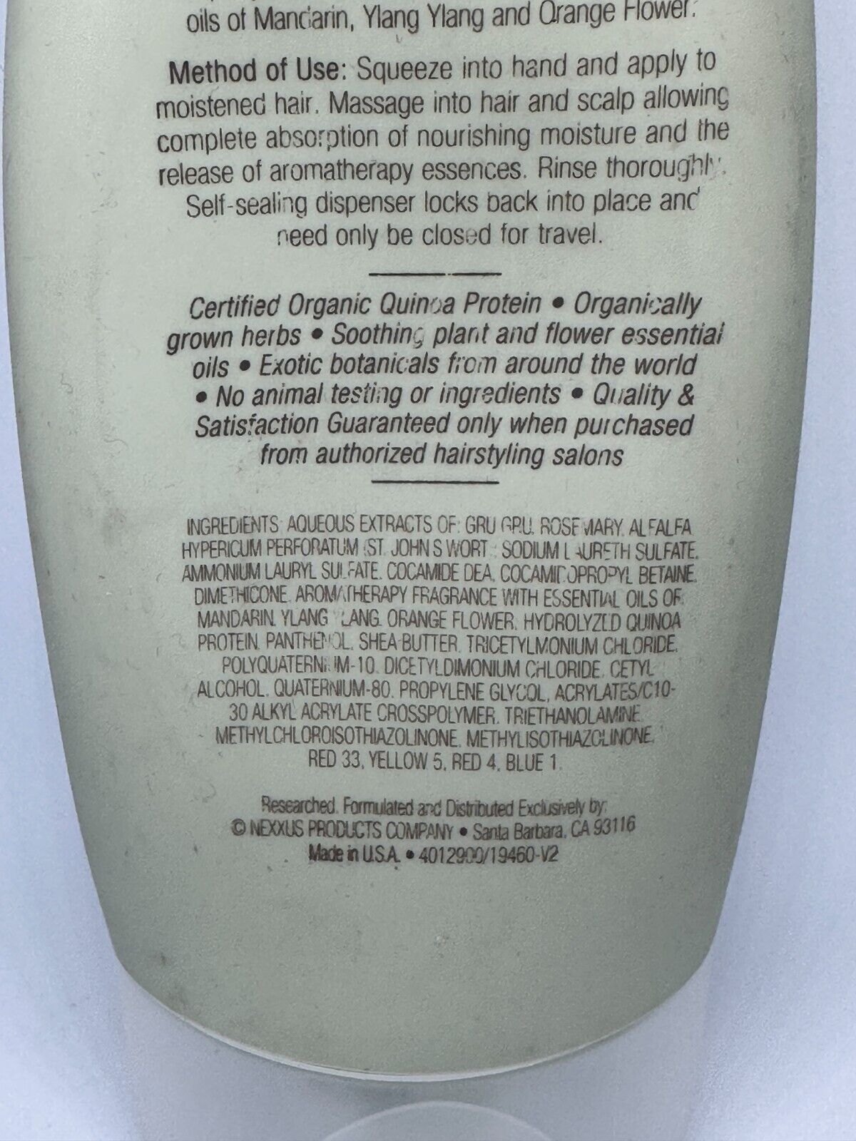 Nexxus Phyto Organics Hydruss Moisturizing Shampoo 10.1 oz | Free Shipping | New