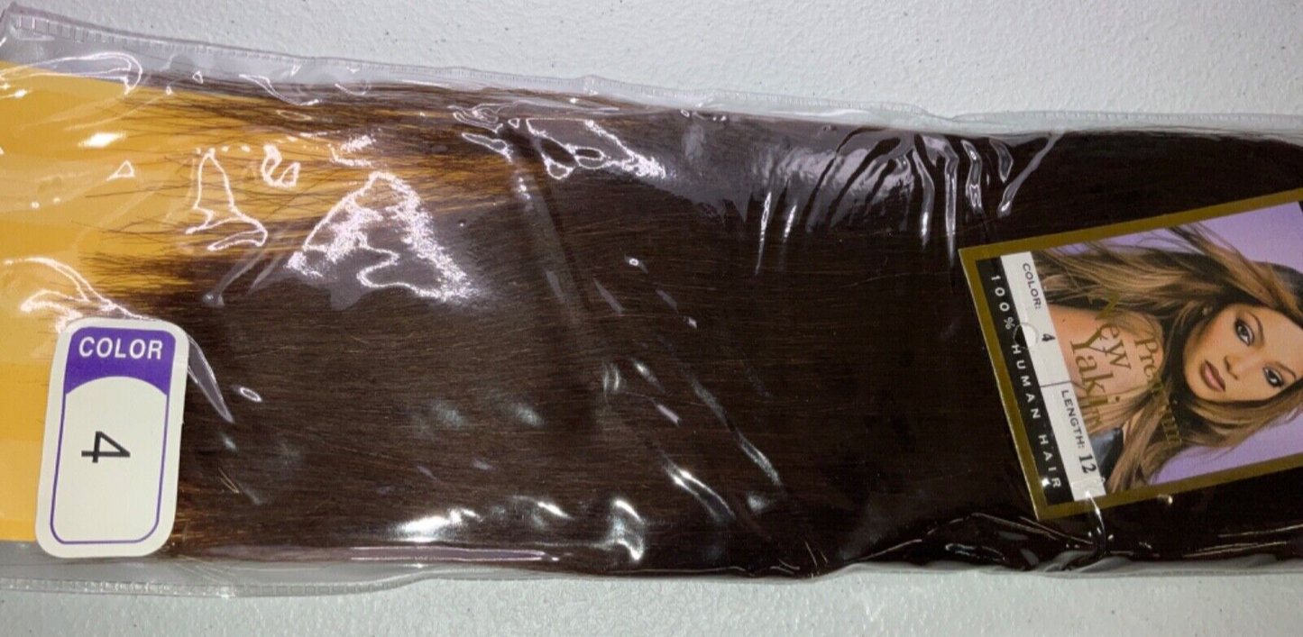 Outre 100% Human Hair Premium New Yaki/Color 4/ (12 inches)