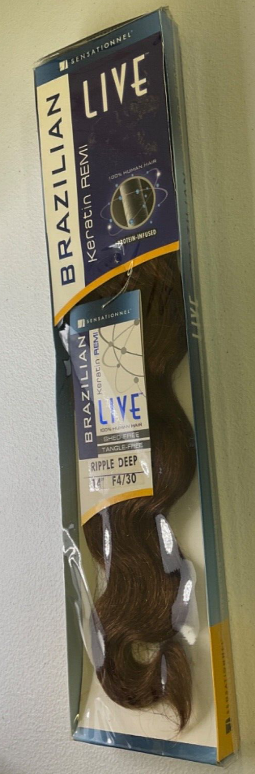 Sensationnel Live Brazilian Keratin Remi Ripple Deep Color #F4/30 14 inch