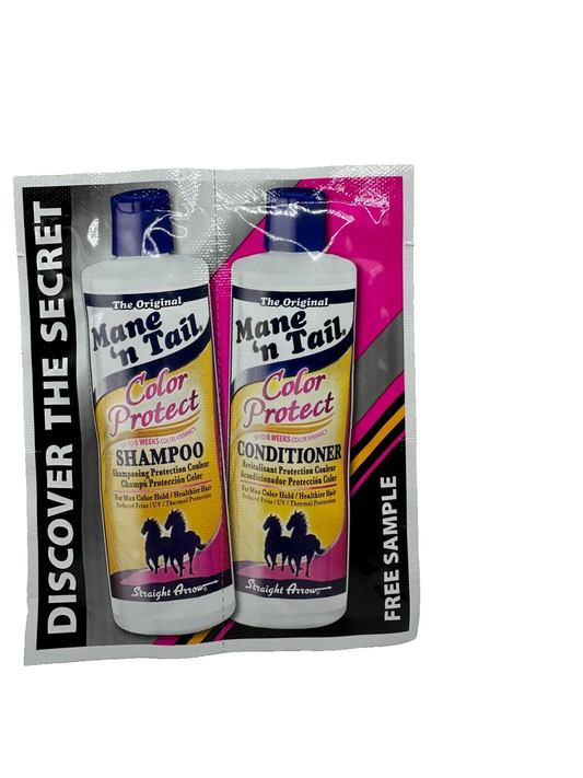 (8) Mane 'n Tail Color Protect Shampoo / Conditioner Sample Packets