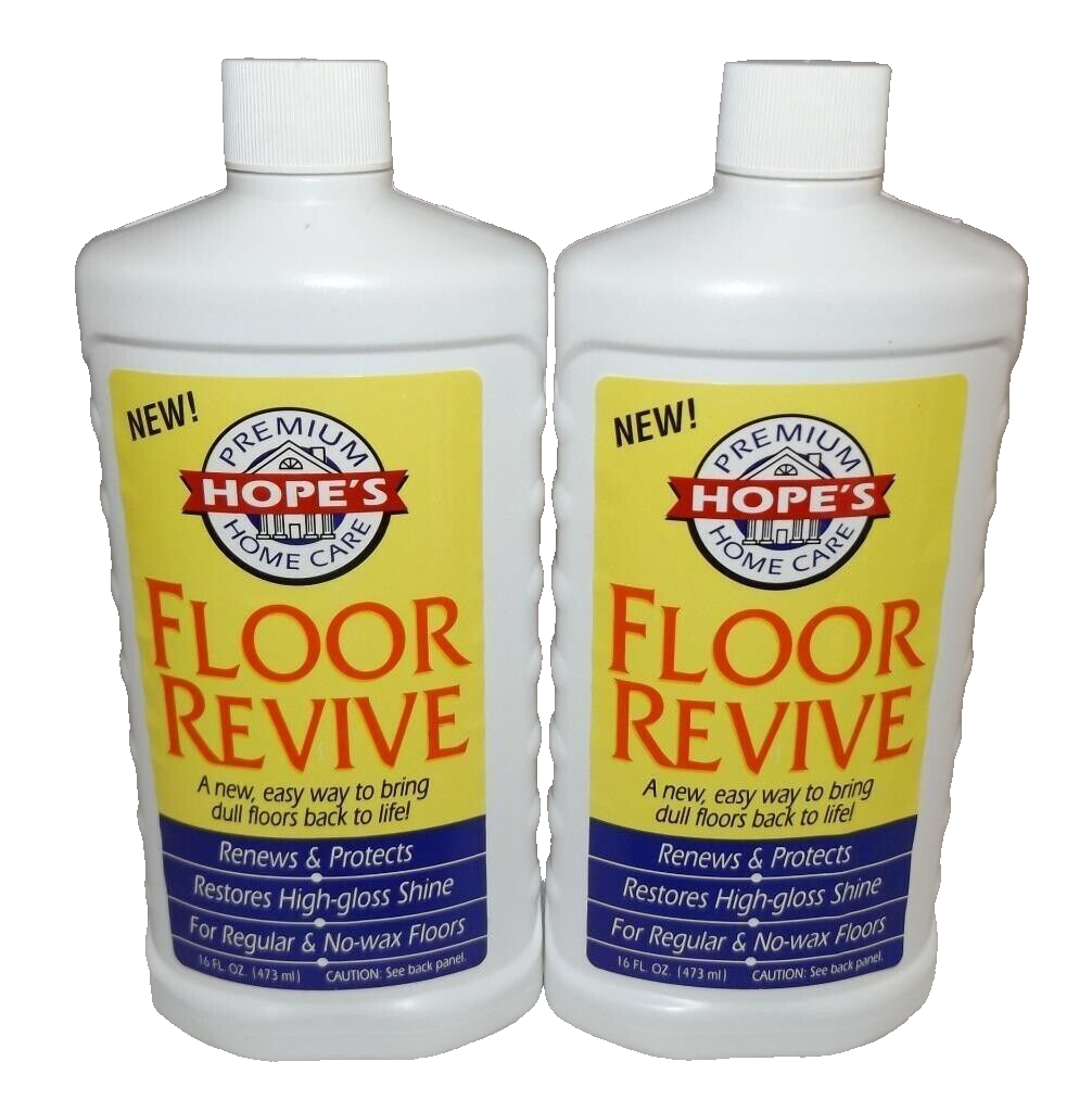(2) Hope's Premium Home Care Floor Revive 16 Fl. Oz - New & Sealed