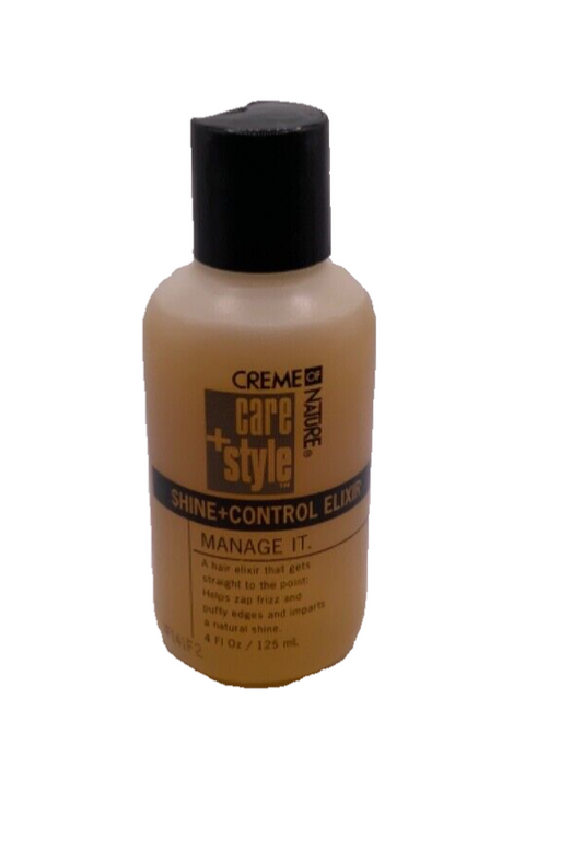 Creme Of Nature Shine + Control Elixir 4oz *RARE