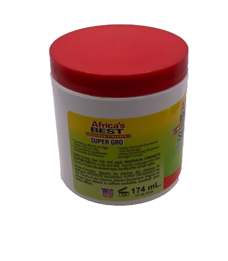 Africa's Best Maximum Strength Super Gro Hair & Scalp Conditioner 5.25oz