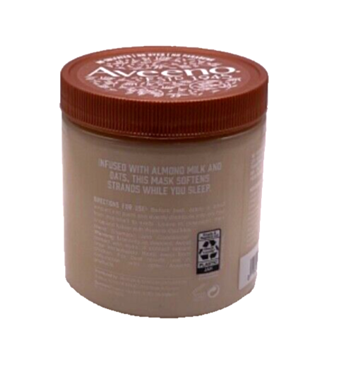 Aveeno Oat Milk Blend Overnight Oats Hair Mask Daily Moisture / 8 oz