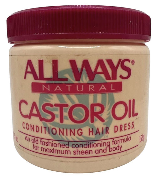 All Ways Natural CASTOR OIL Conditioning Hair Dress AllWays Super Gro 5.5 oz