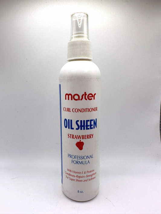 Master Well Comb Curl Conditioner Oil Sheen STRAWBERRY 8 fl oz