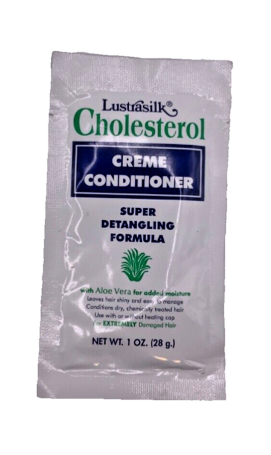 Lustrasilk Cholesterol Creme Conditioner Super Detangling Formula Packet 1oz