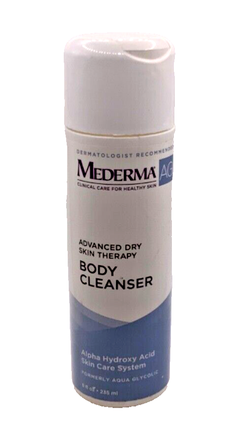 Mederma AG Body Cleanser Alpha Hydroxy Acid Skin Care System 8oz