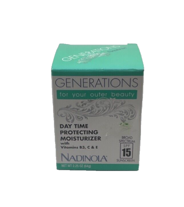 VTG Nadinola Generations Outer Beauty Day Time Protecting Moisturizer 2.25oz