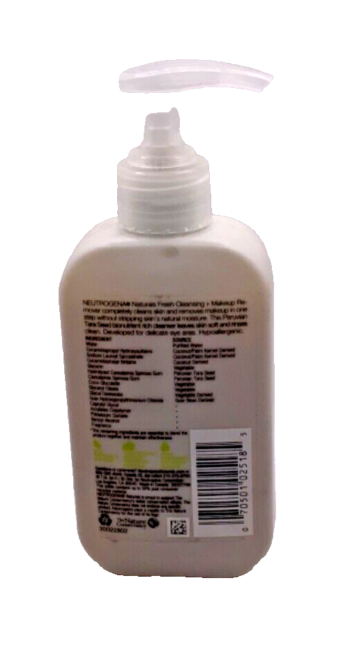 Neutrogena Naturals Fresh Cleansing + Makeup Remover 6oz