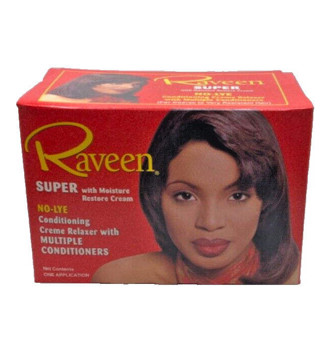 Raveen Super Creme Relaxer No-Lye Conditioning 1 Application