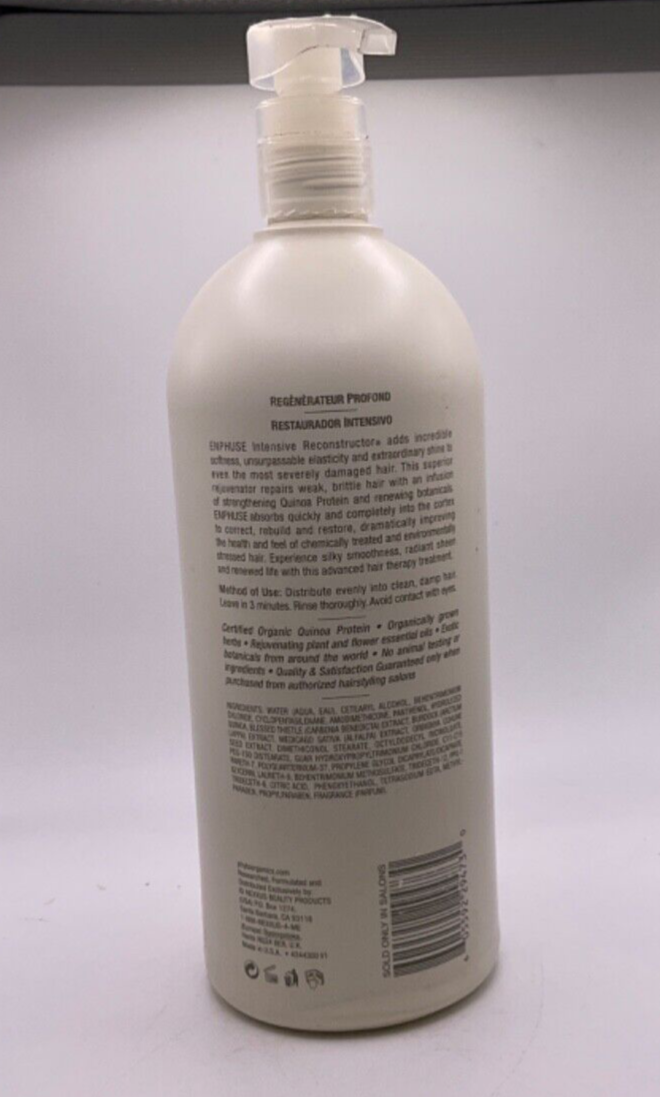 Nexxus Phyto Organics Enphuse Intensive Reconstructor 33.8 oz