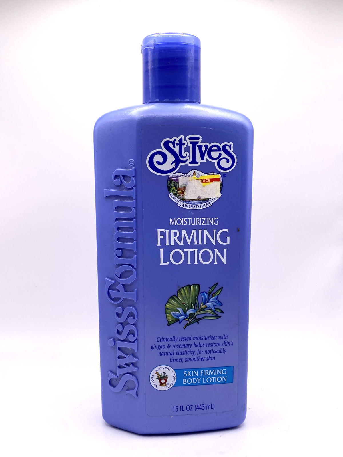 St Ives Moisturizing Skin Firming Body Lotion Blue Bottle Original Rare 15 fl oz