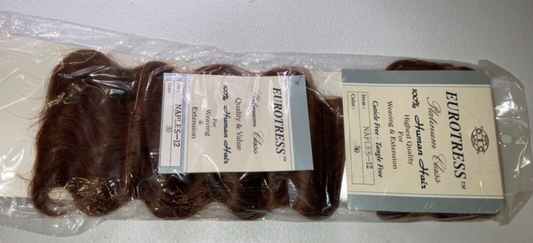 Eurotress Platinum Class 100% Human Hair/Style-Naples/Color 30/12inches