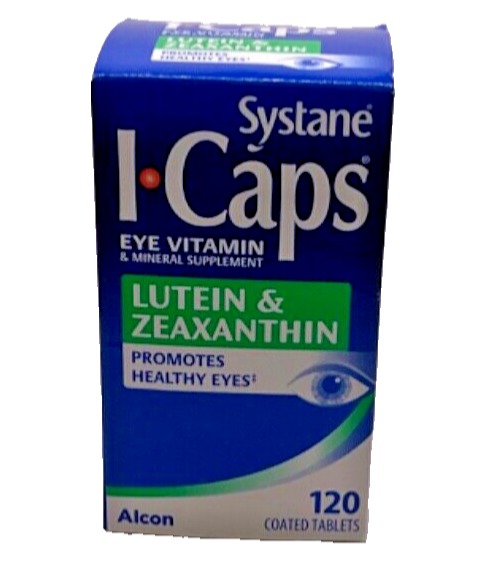 Systane I-Caps Eye Vitamin & Mineral Supplement /120 tablets *EXP. 03/2025*