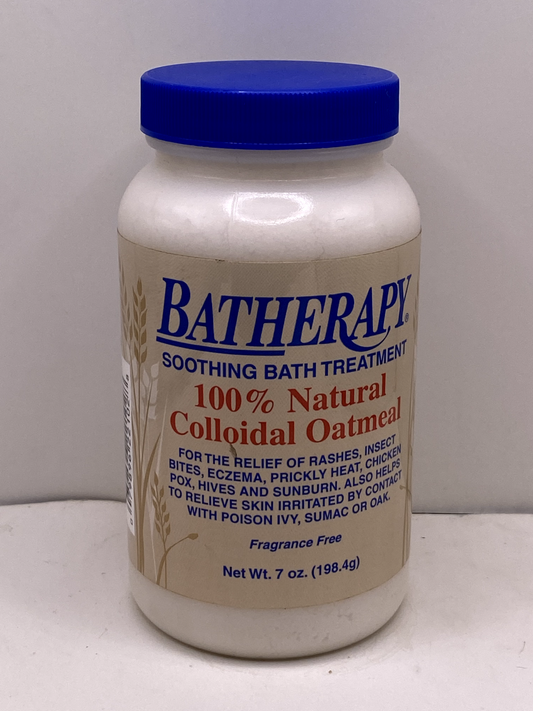 Batherapy Natural Colloidal Oatmeal Soothing Bath Treatment 7 oz Fragance Free