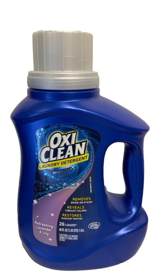 Oxi Clean Laundry Detergent Refreshing Lavender & Lily 40 fl oz