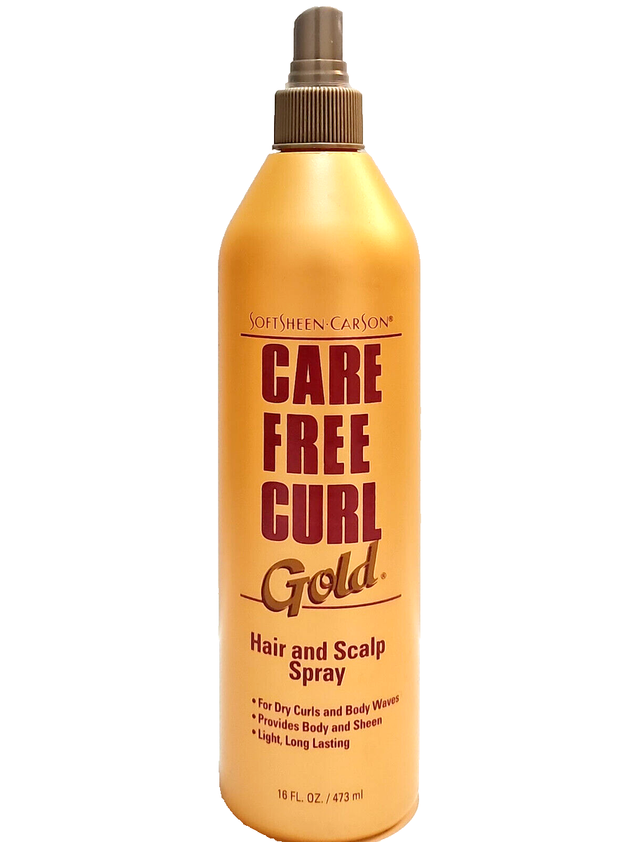 SoftSheen Carson - Care Free Curl Gold Hair and Scalp Spray - 16 oz