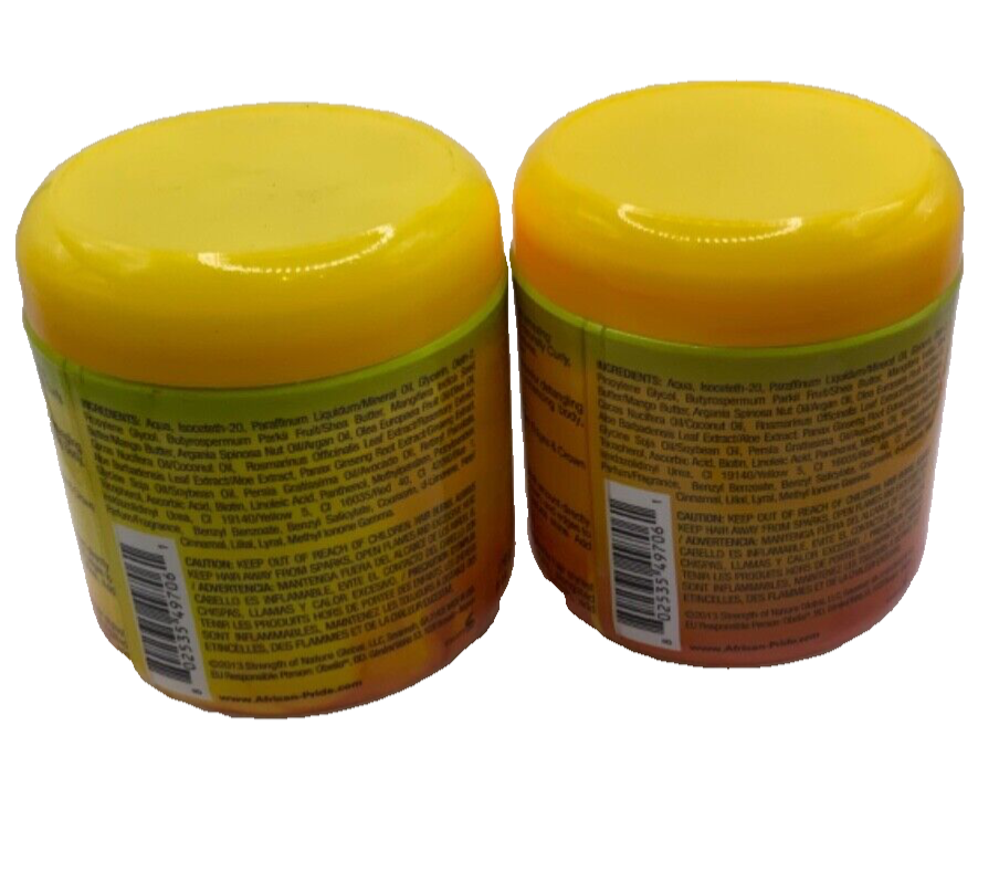 (2 Pack) African Pride Shea Butter Miracle Silky Edges Conditioning Gel 6oz