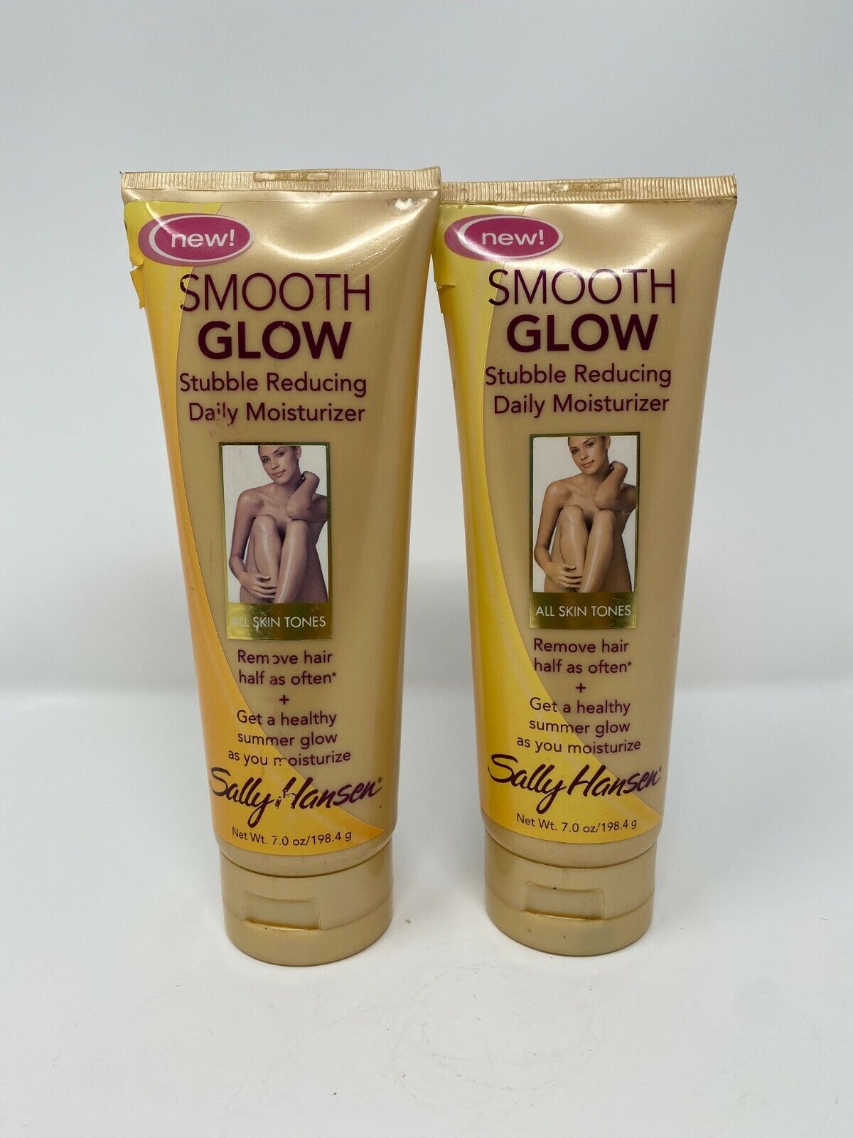 (2) Sally Hansen Smooth Glow Stubble Reducing Daily Moisturizer All Skin Tones 7