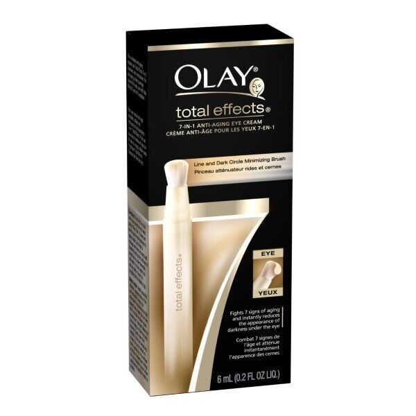 Olay Total Effects 7 in 1 Anti-Aging Eye Cream 0.2 oz Tinted Coverage Brush