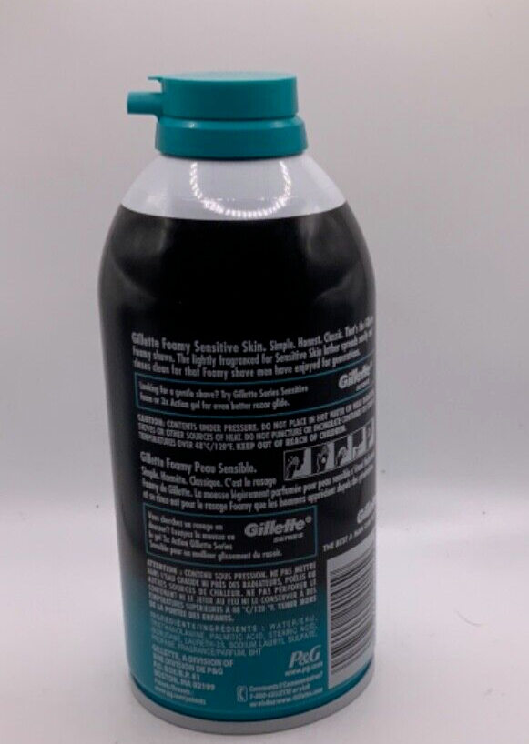 Gillette Foamy Sensitive Skin Shave Foam 11oz