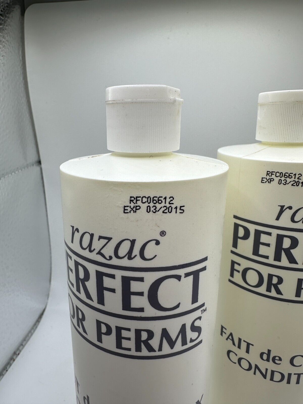 (2) Razac Perfect For Perms Conditioner COLLECTIBLE (16 fl oz)