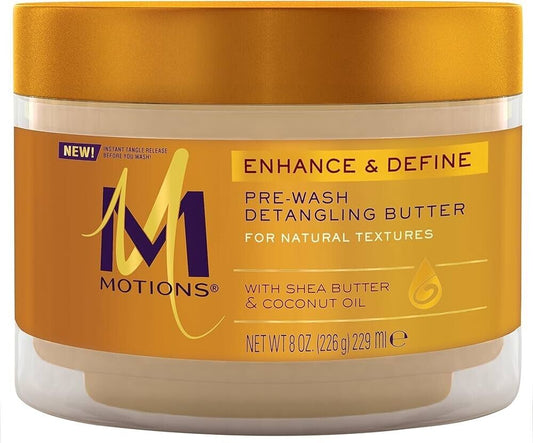 Motions Enhance & Define Pre-Wash Detangling Butter - Shea Butter & Coconut -8oz