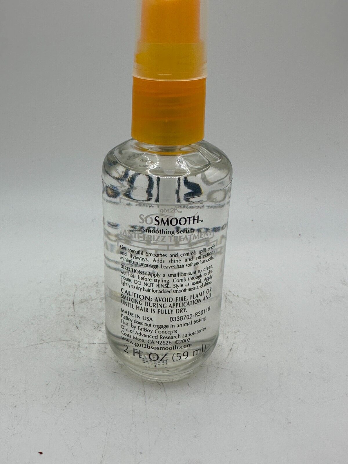 Got2b So Smooth Smoothing Serum Anti Frizz Treatment - 2 oz